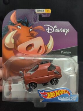 Disney Hot Wheels Character Car - Pumbaa